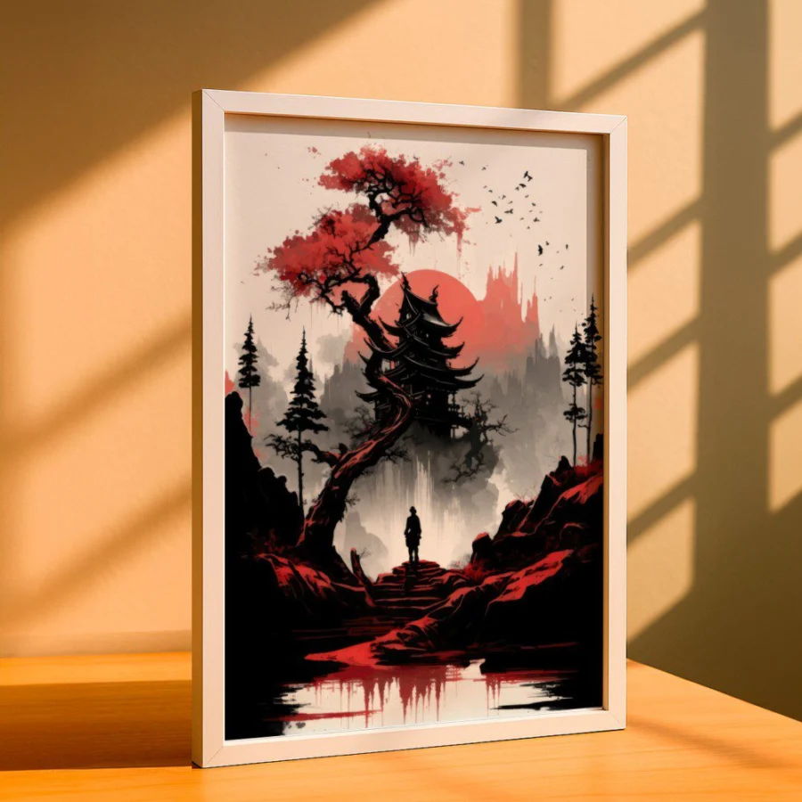 Cuadro de Castillo Japonés