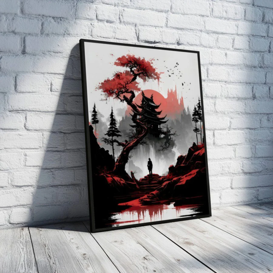Cuadro de Castillo Japonés