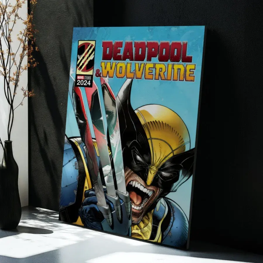 Cuadro de Deadpool y Wolverine Comic