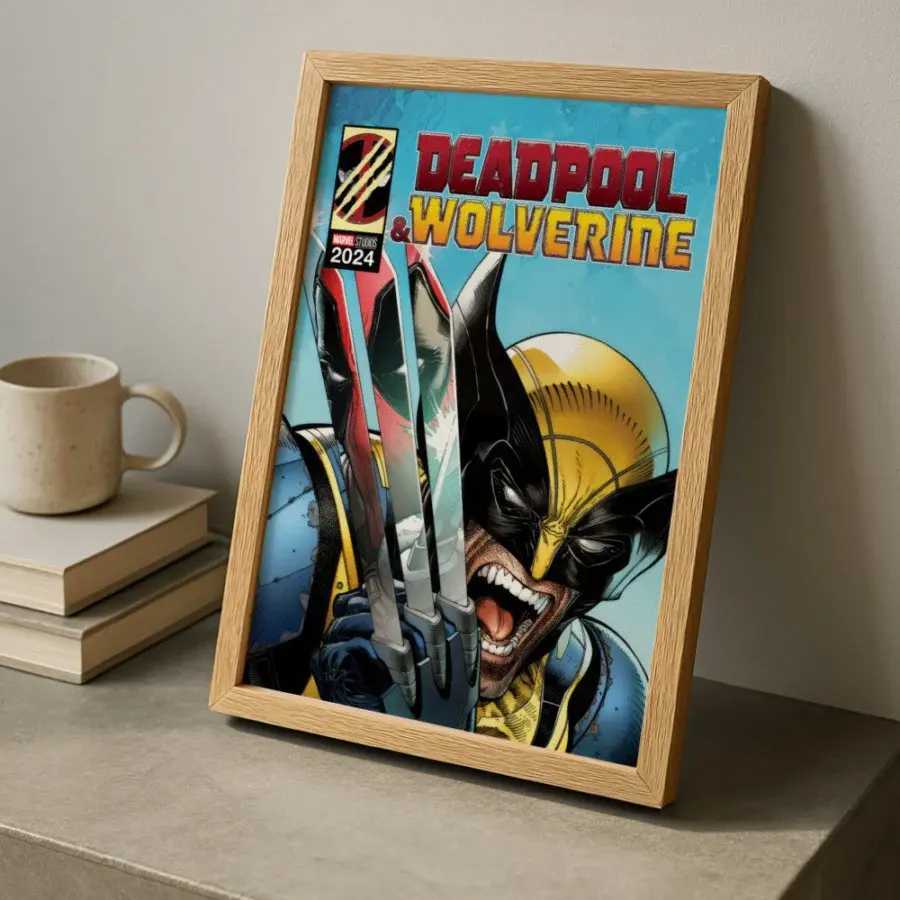 Cuadro de Deadpool y Wolverine Comic