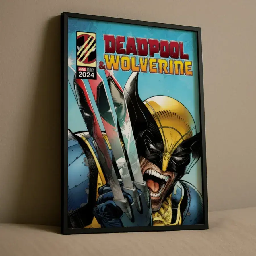 Cuadro de Deadpool y Wolverine Comic