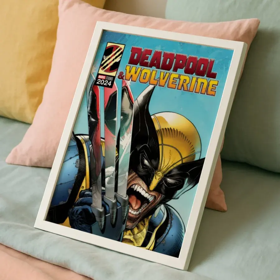 Cuadro de Deadpool y Wolverine Comic
