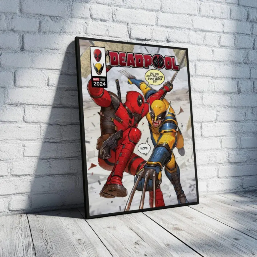 Cuadro de Deadpool y Wolverine Comic