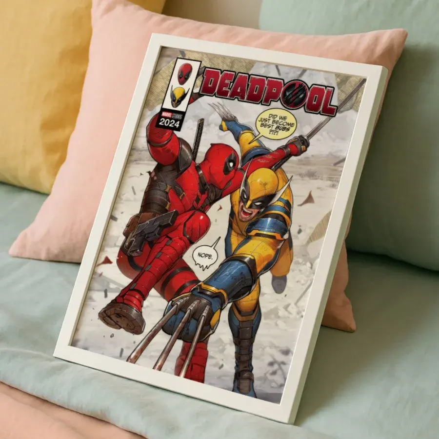 Cuadro de Deadpool y Wolverine Comic
