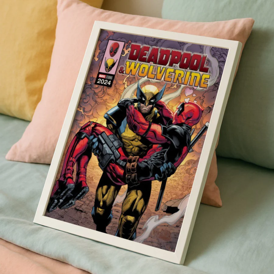 Cuadro de Deadpool y Wolverine Comic