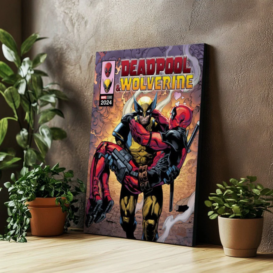 Cuadro de Deadpool y Wolverine Comic