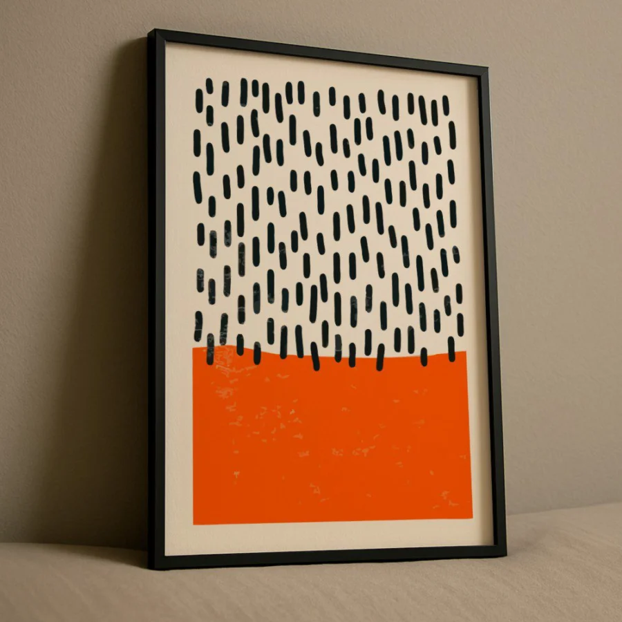 Cuadro Deco Naranja