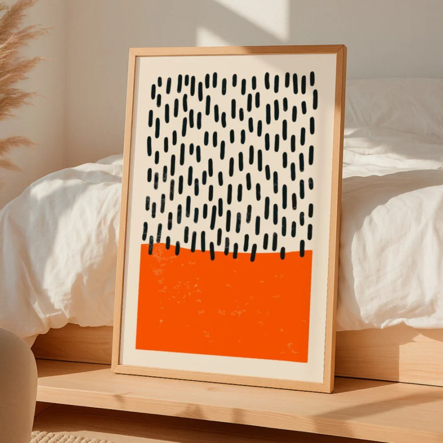 Cuadro Deco Naranja