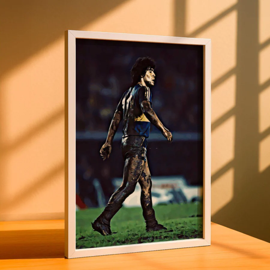 Cuadro de Diego Maradona