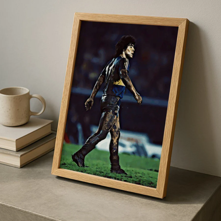 Cuadro de Diego Maradona