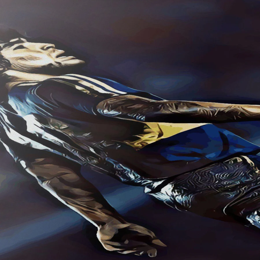 Cuadro de Diego Maradona
