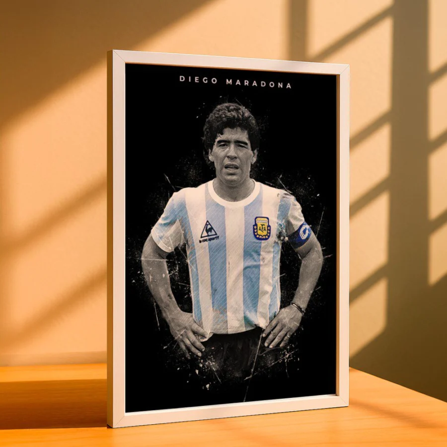 Cuadro de Diego Maradona