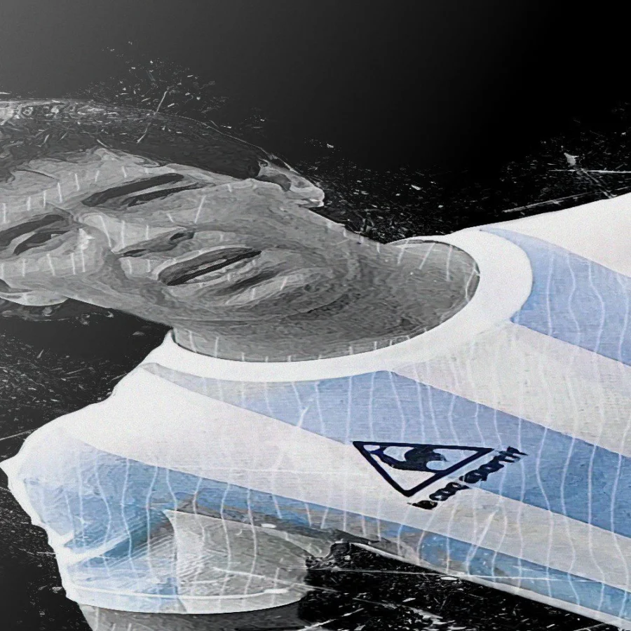 Cuadro de Diego Maradona