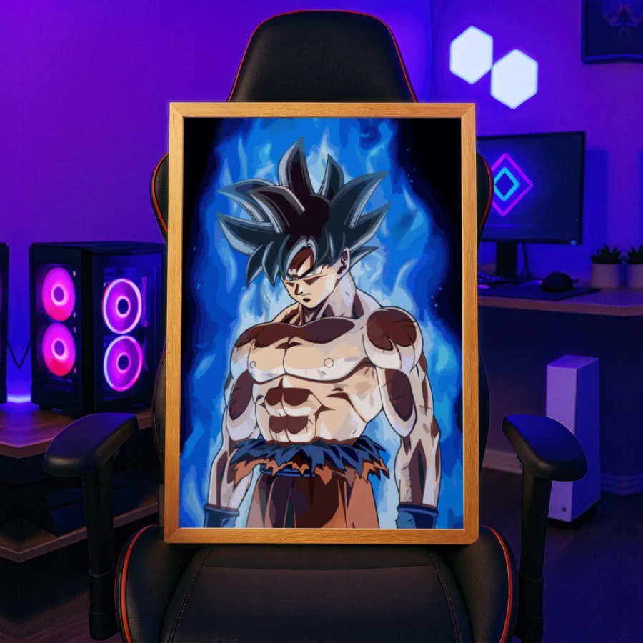 Cuadro de Goku ultra instinto - Dragon Ball