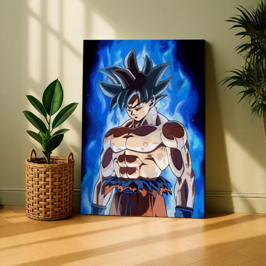 Cuadro de Goku ultra instinto - Dragon Ball