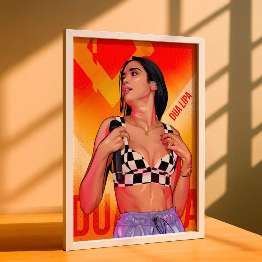 Cuadro de Dua Lipa