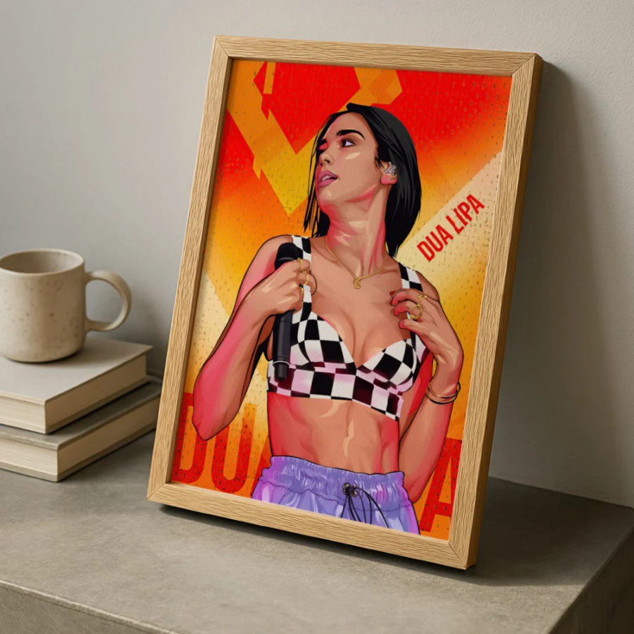 Cuadro de Dua Lipa