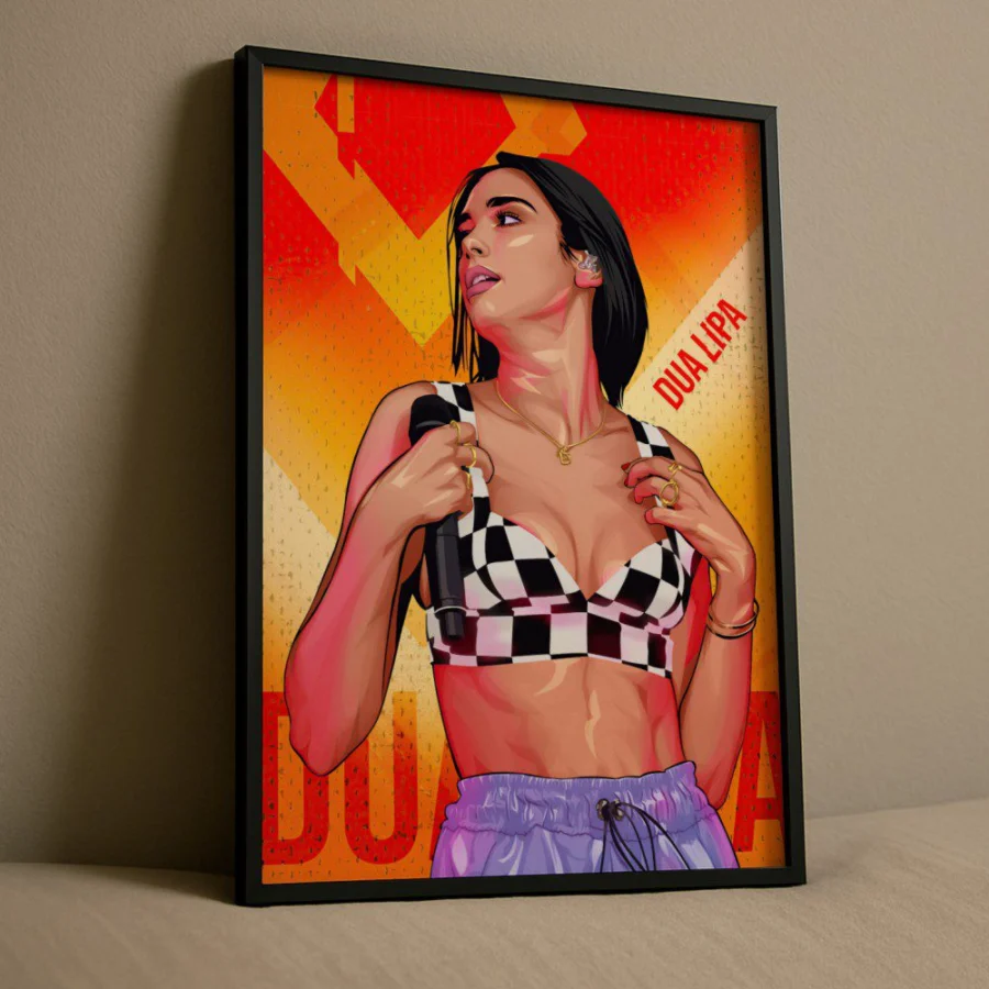 Cuadro de Dua Lipa