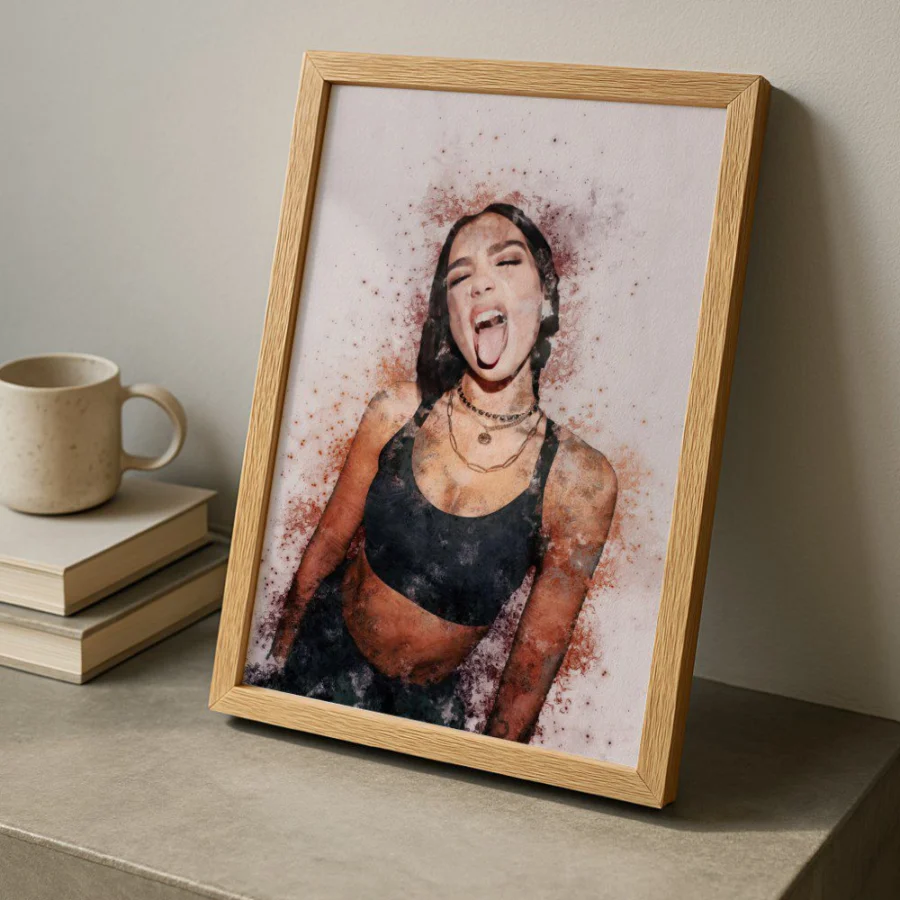Cuadro de Dua Lipa