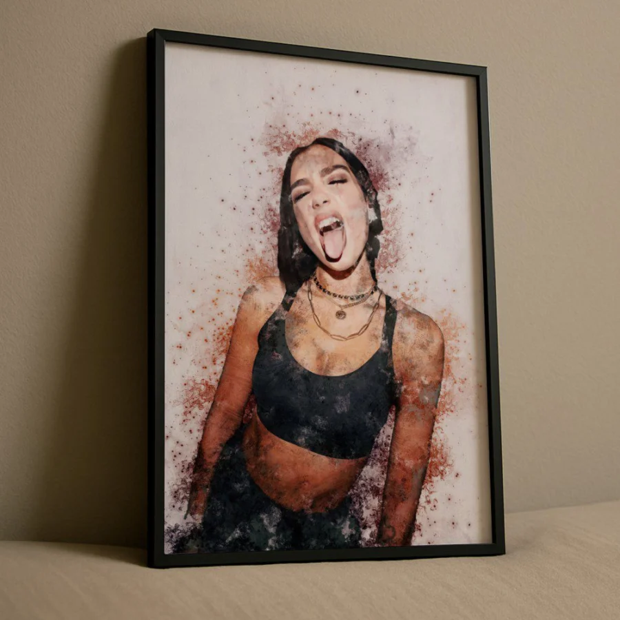 Cuadro de Dua Lipa