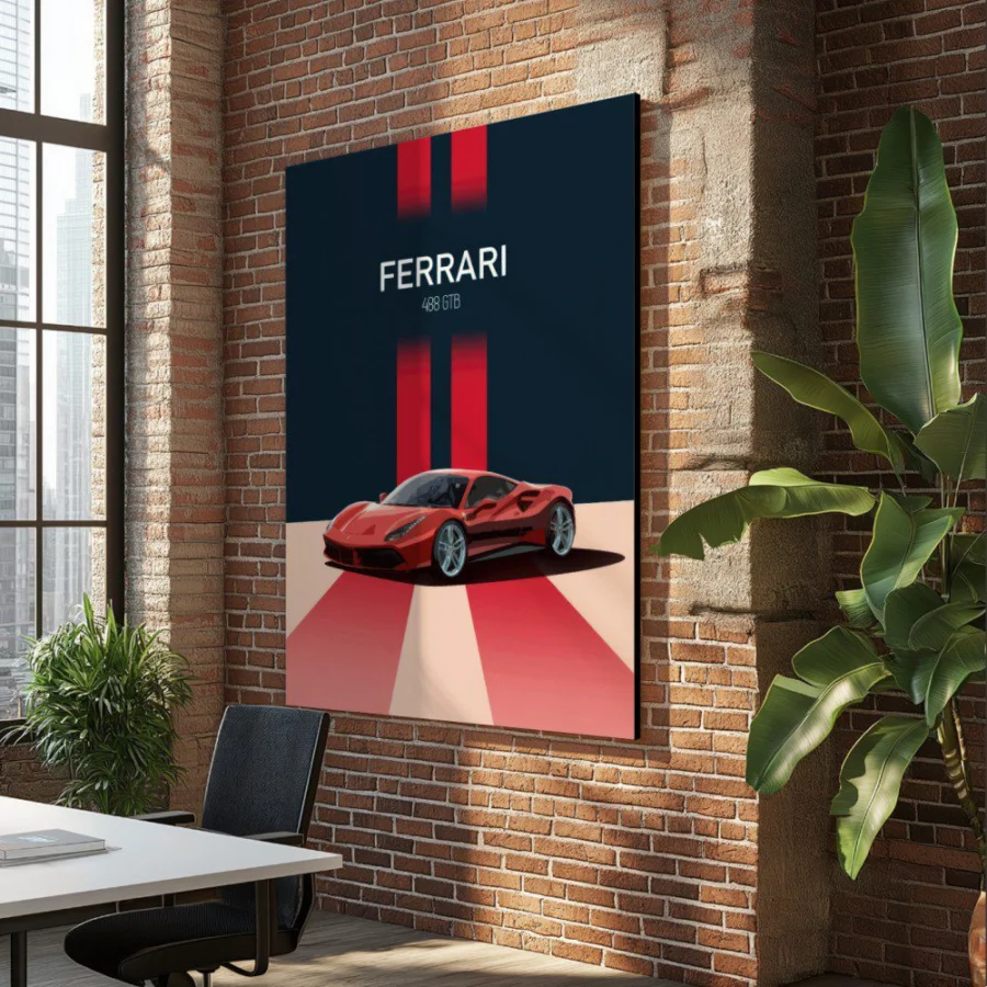 Cuadro de Ferrari 488 GTB