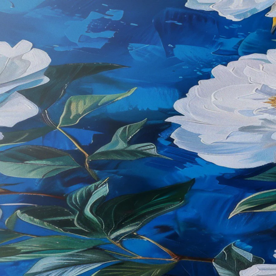 Cuadro de Flores Blanca