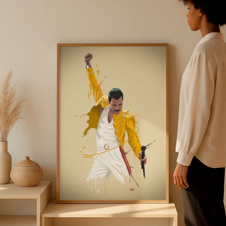 Cuadro de Freddie Mercury