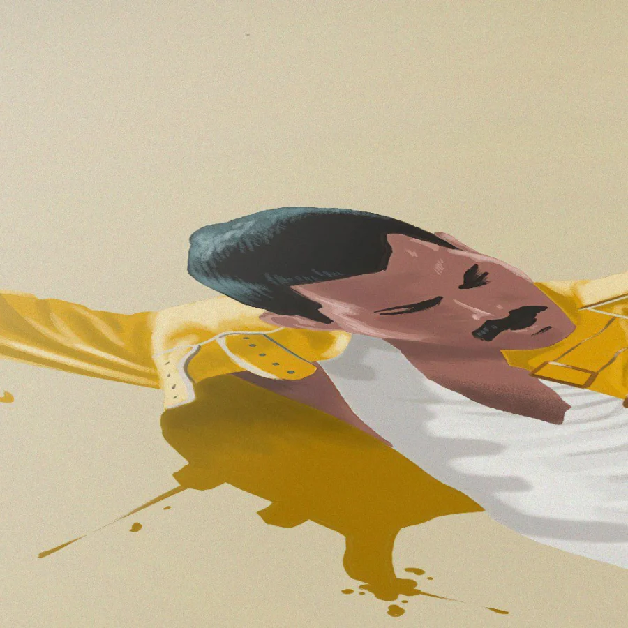 Cuadro de Freddie Mercury