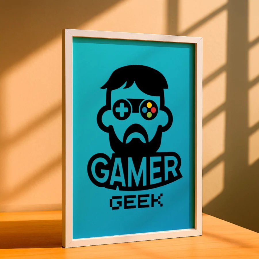 Cuadro de Gamer Geek