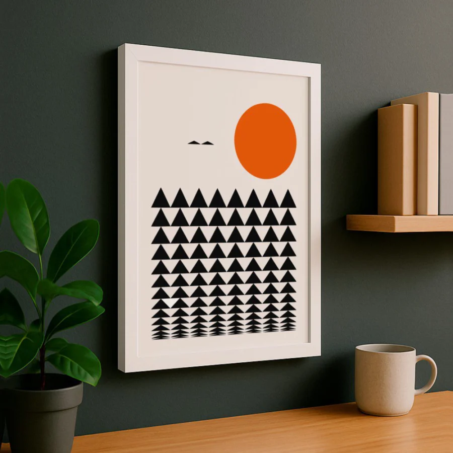 Cuadro de Geometric Sun