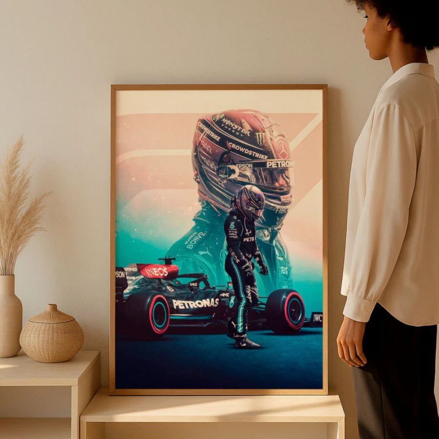 Cuadro de Lewis Hamilton