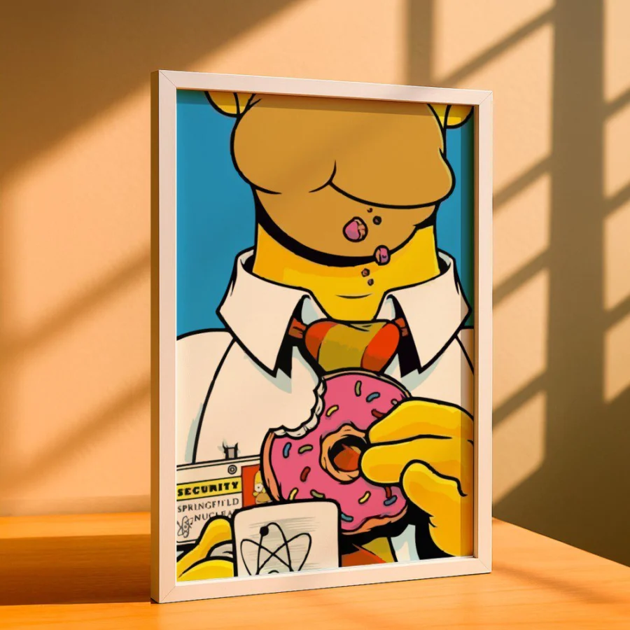 Cuadro de Homero Simpson