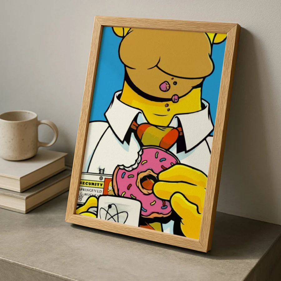 Cuadro de Homero Simpson