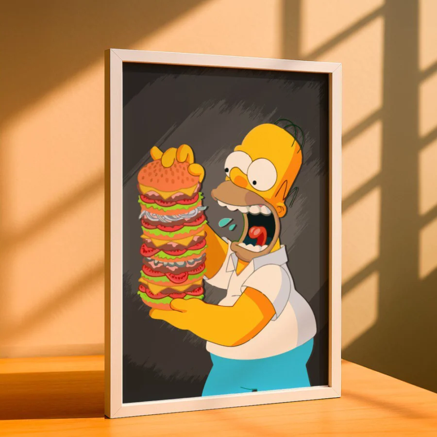 Cuadro de Homero Simpson