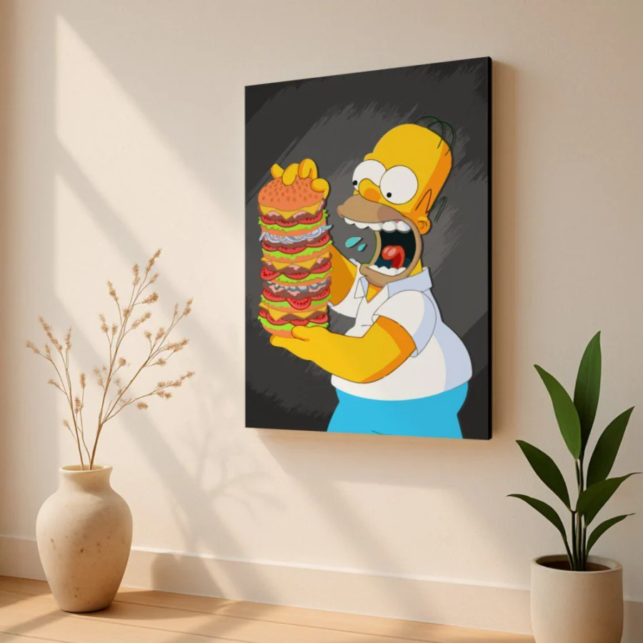 Cuadro de Homero Simpson