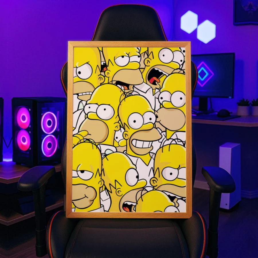 Cuadro de Homero Simpson