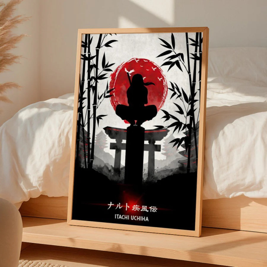 Cuadro de Itachi Uchiha