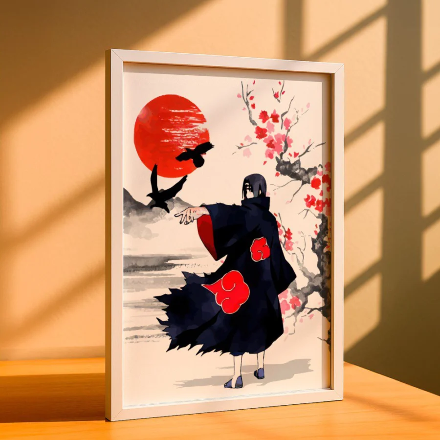 Cuadro de Itachi Uchiha