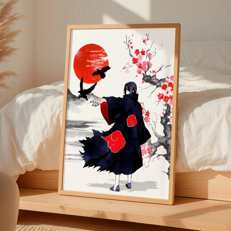 Cuadro de Itachi Uchiha