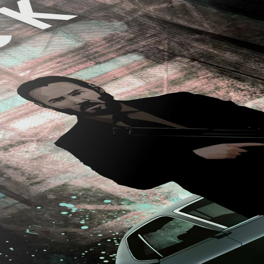 Cuadro de John Wick's Mustang