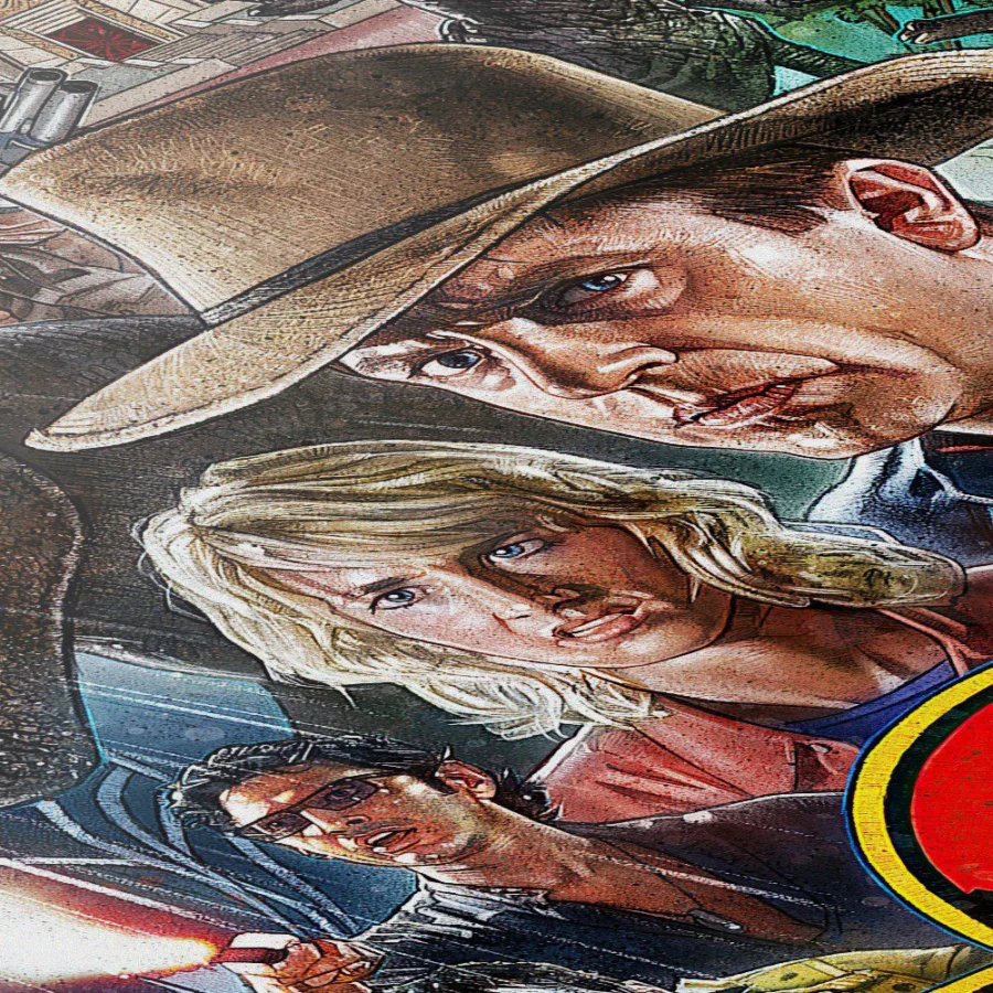 Cuadro de Jurassic Park
