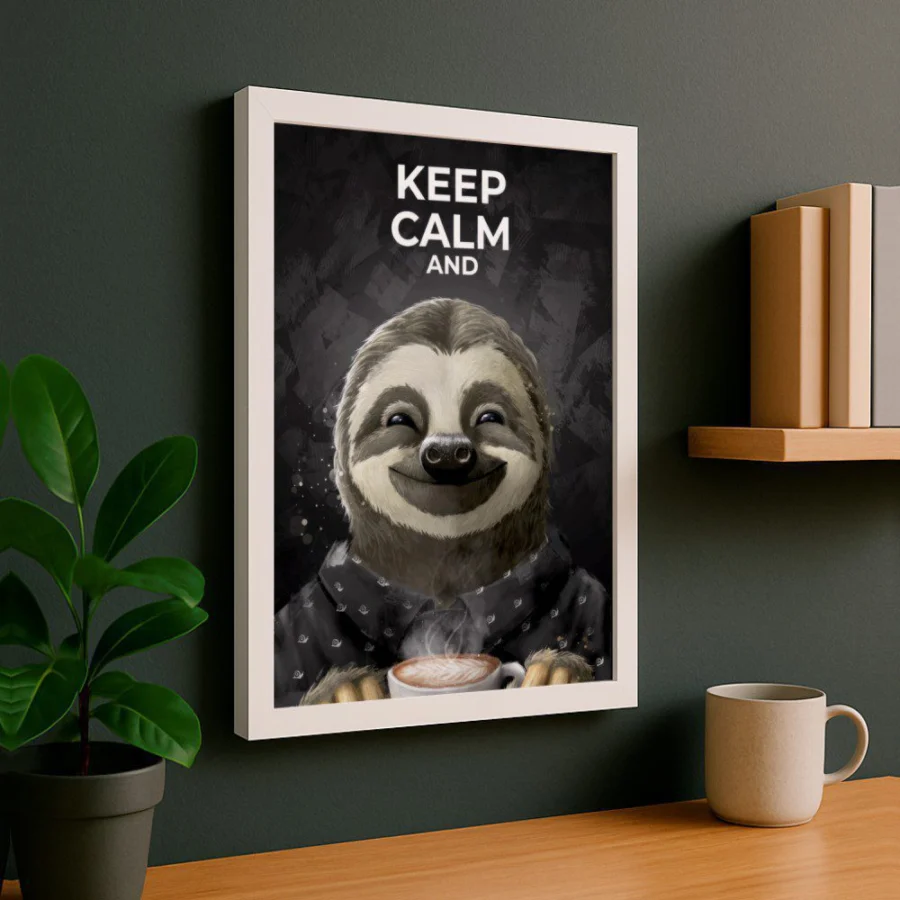 Cuadro de Keep Calm and Drink Coffee
