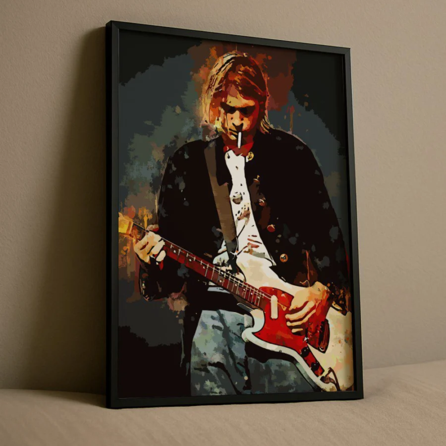 Cuadro de Kurt Cobain