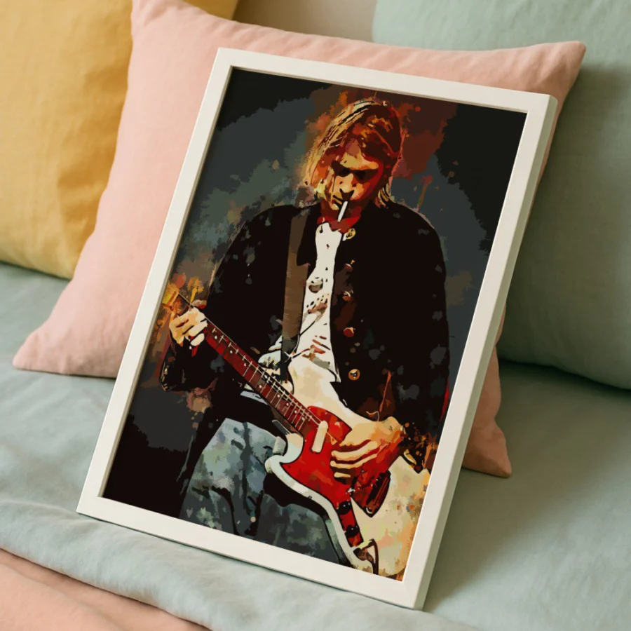 Cuadro de Kurt Cobain