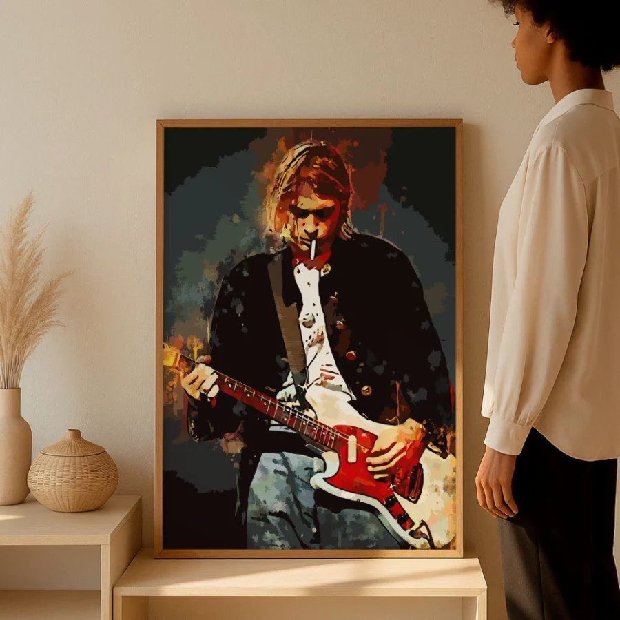 Cuadro de Kurt Cobain