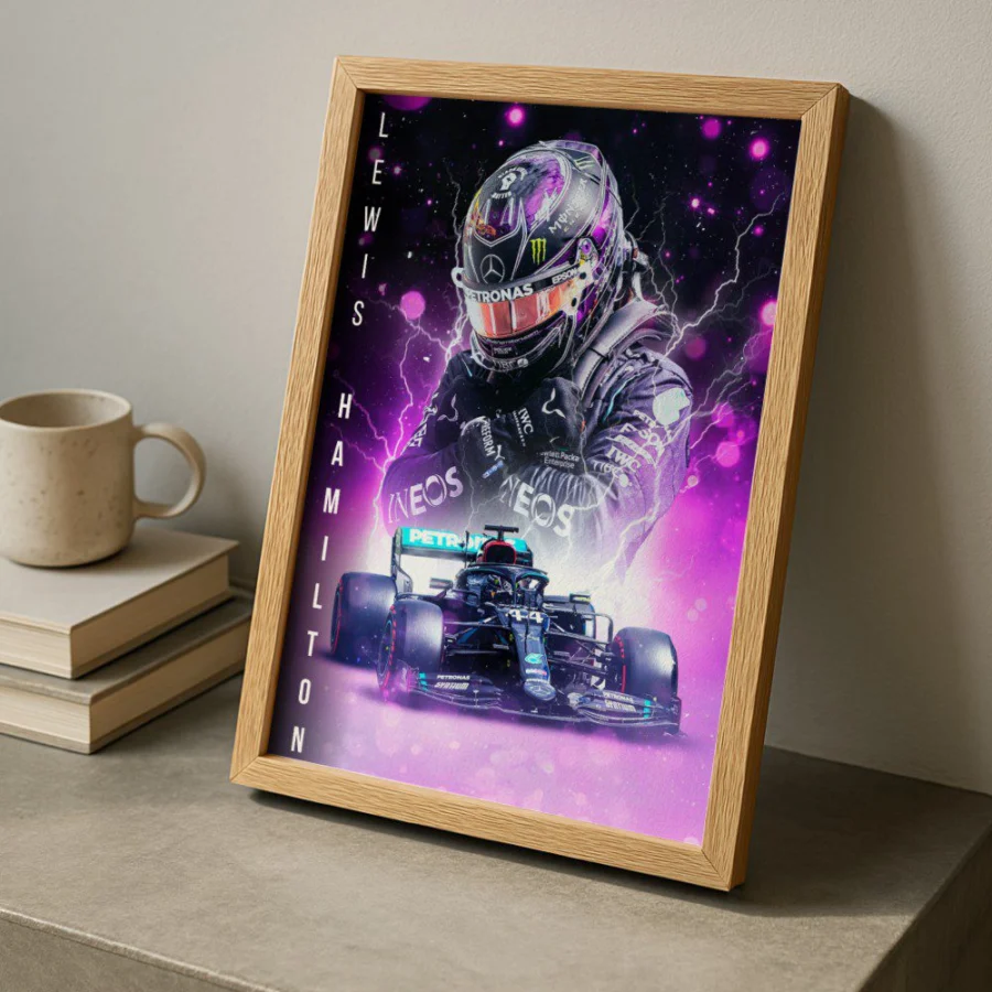 Cuadro de Lewis Hamilton
