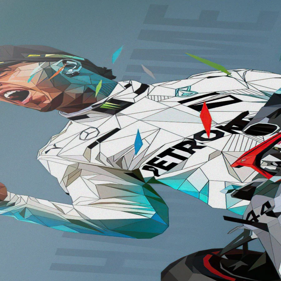 Cuadro de Lewis Hamilton