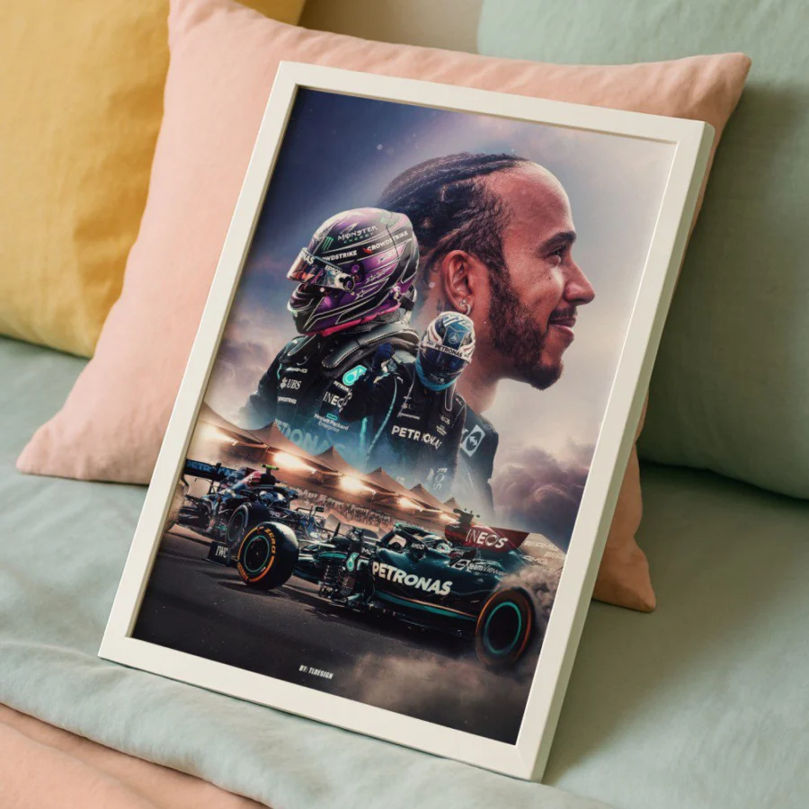 Cuadro de Lewis Hamilton