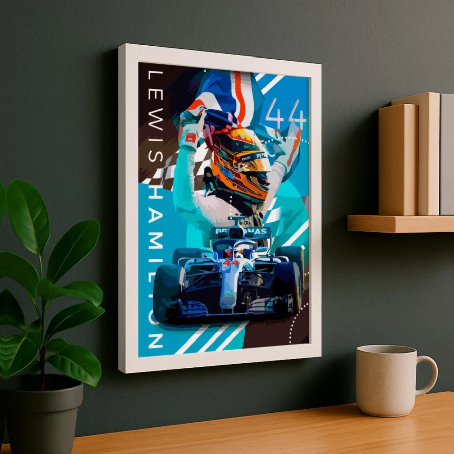 Cuadro de Lewis Hamilton