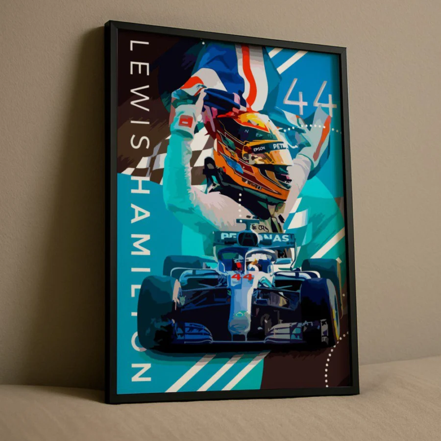 Cuadro de Lewis Hamilton